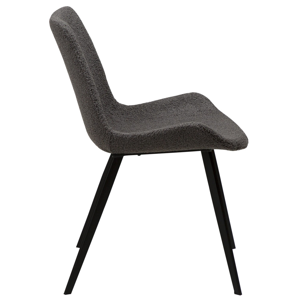 Hype Stol Stone Bouclé, Black