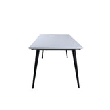Jimmy Rektangulärt matbord Svart,vit, HPL, 195 x 90