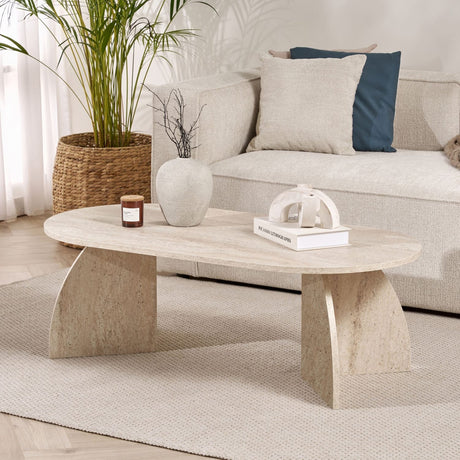 Casta Soffbord Travertine