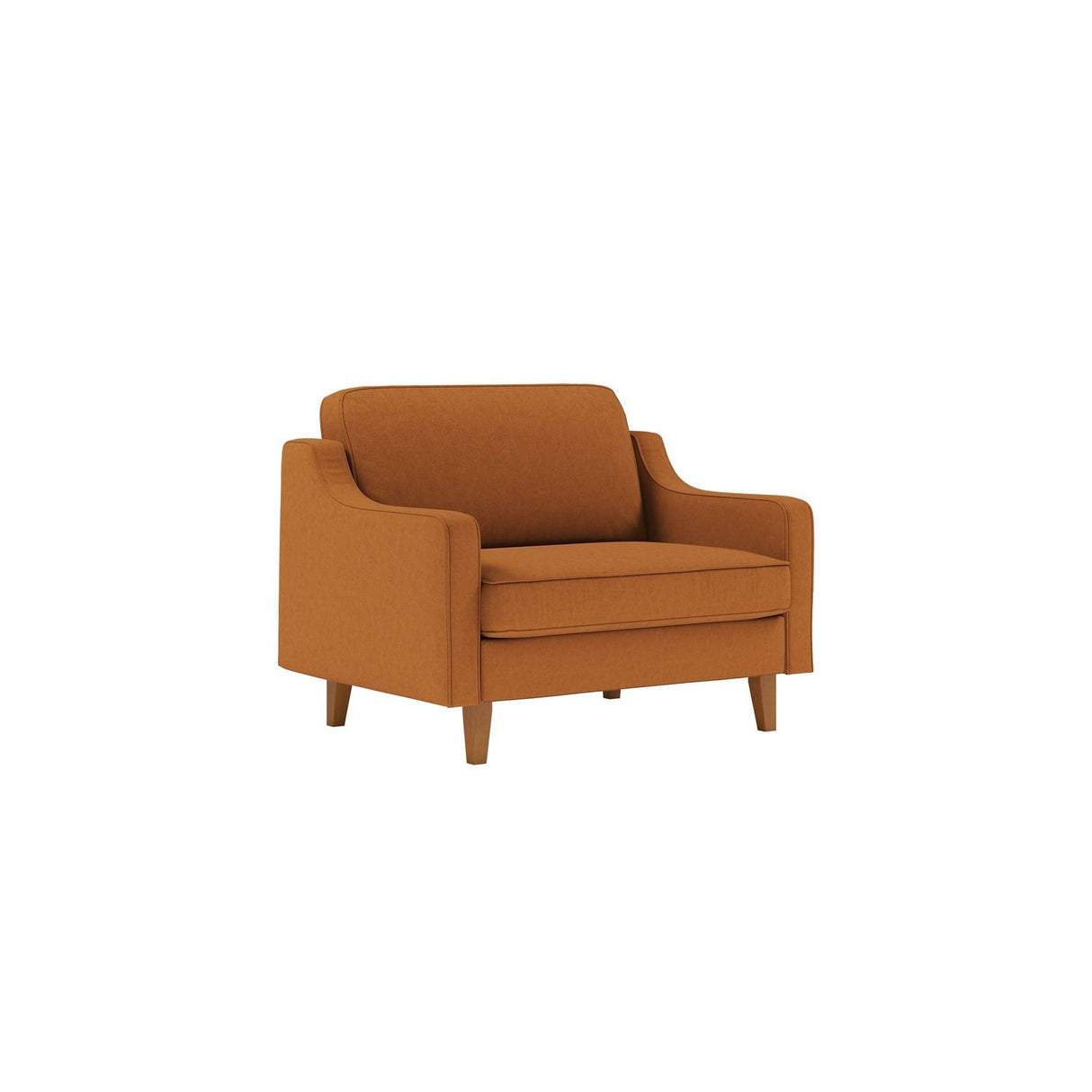 Oslo Loveseat (115 x 84 x 87 cm) 1-sitssoffa Karamell valnöt