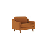 Oslo Loveseat (115 x 84 x 87 cm) 1-sitssoffa Karamell valnöt