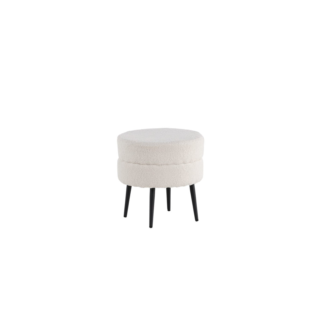 Pot Puff Svart, Polyester teddy