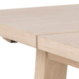 Arendal Matbord 75x200x95 cm Vitpigmenterad Ek