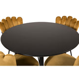 Plaza, Limhamn Rund matgrupp Svart, Gul, Svart, ⌀100