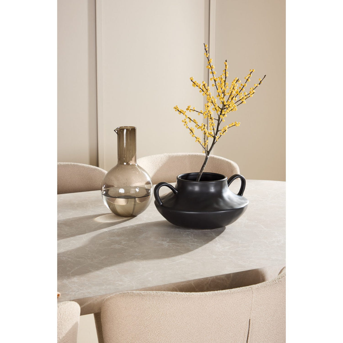 Narvik, Astoria Oval matgrupp Beige, Beige, 200 x 100