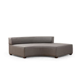 Gondol (105-180 x 105 x 70 cm) grå Hörnsoffa