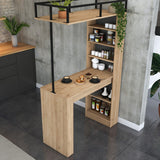 Feast Walnut / Svart Matbord