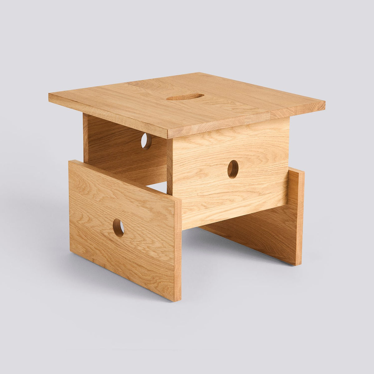 Wood Box 40 × 40 × 35 cm Soffbord oljad ek