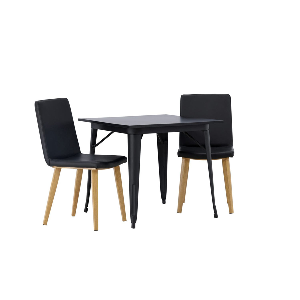 Tempe, Today Rektangulär matgrupp Svart, Svart, 2st