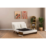 Cosmo Two (78 x 120 x 82 cm) 2-sits bäddsoffa Vit