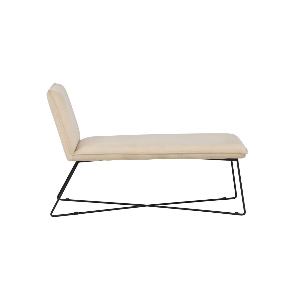 X-lounge Loungestol Beige, 128 x 83 x 71