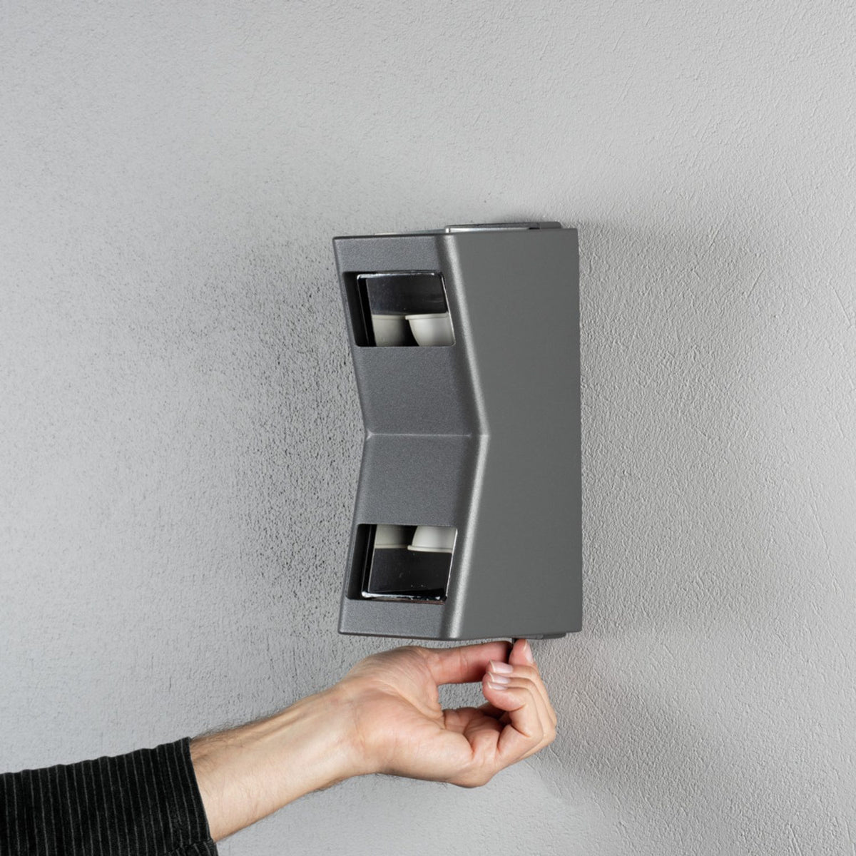 Potenza GU10 Vägglampa Ute Antracit, 23 cm