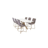 X, Piazza Rektangulär matgrupp