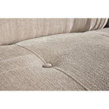 Mika 3-sitssoffa Beige, Silver