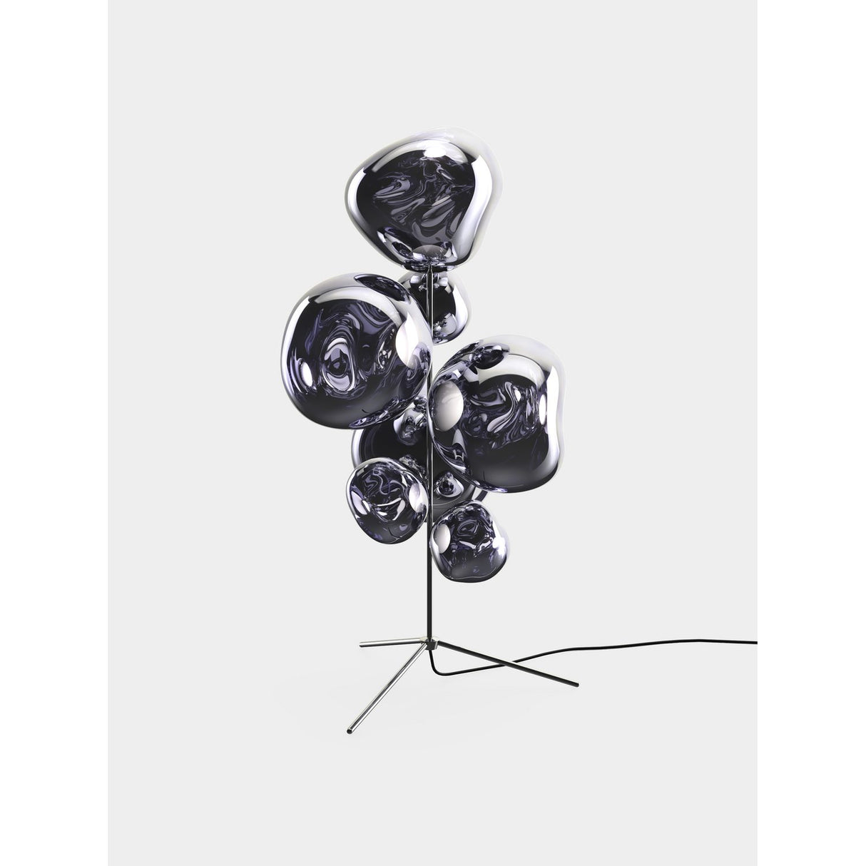 Melt Golvlampa Smoke, Silver