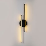 Umut (17 x 86 x 5 cm) Svart Vägglampa
