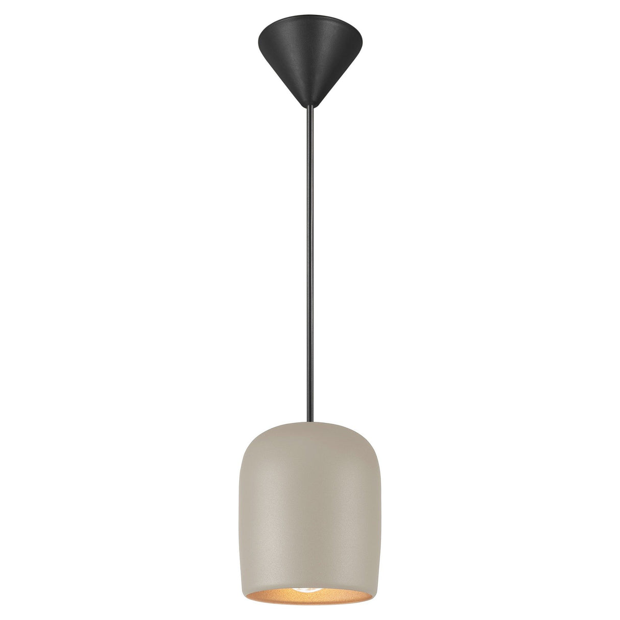 Notti Avlång 10 cm Taklampa Grå