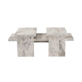 Hobart (110 x 30 x 45 cm) Soffbord Freesia-marmor