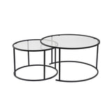 Senata Satsbord Svart transparent
