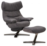 Re-Vive Wing Back 608Q 704 Reclinerfåtölj inkl. Fotpall