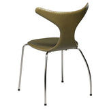 Dolphin Stol Moss Green Art.Leather