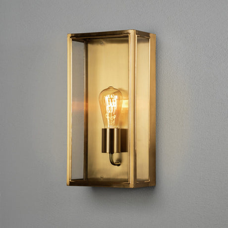 Carpi E27 Vägglampa Ute Mässing, Stor (20.5 cm)