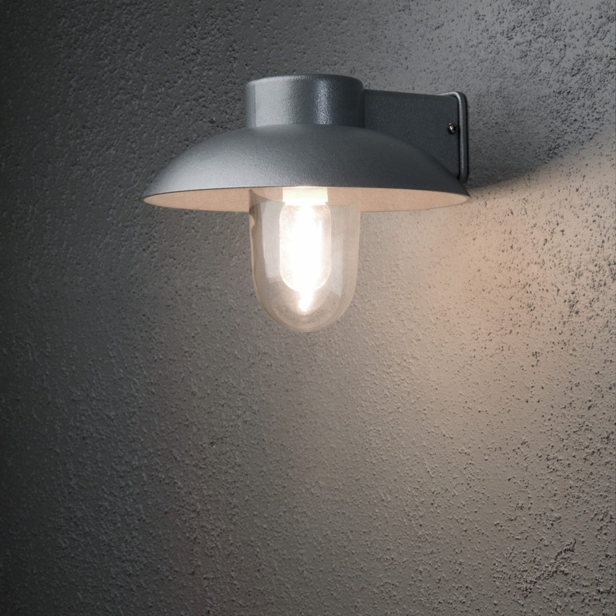 Mani E27 Vägglampa Ute Grå