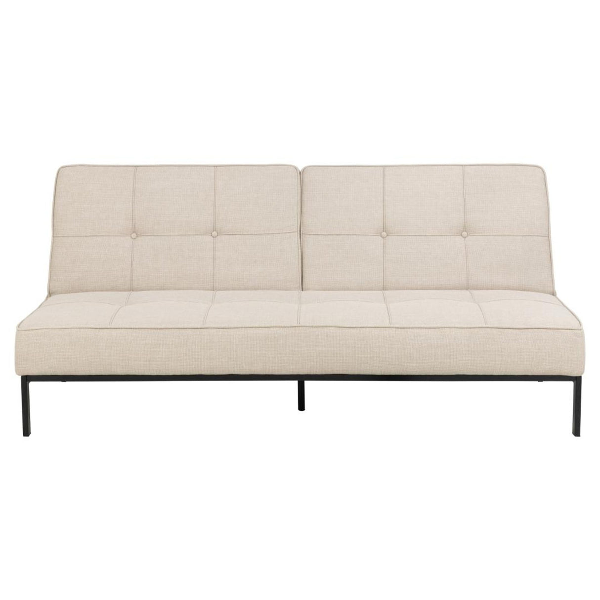 Perugia Bäddsoffa 87x198x95 cm Basel tyg Beige