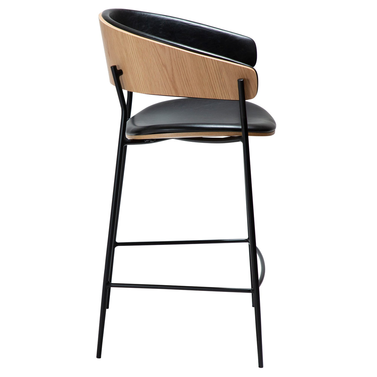 Crib Barstol Vintage Black, Oak