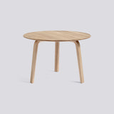 Bella Ø60 × H39 cm Soffbord ek med vattenbaserad lack