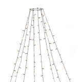 Frost Amber LED Svart kabel Julgransbelysning 240 cm