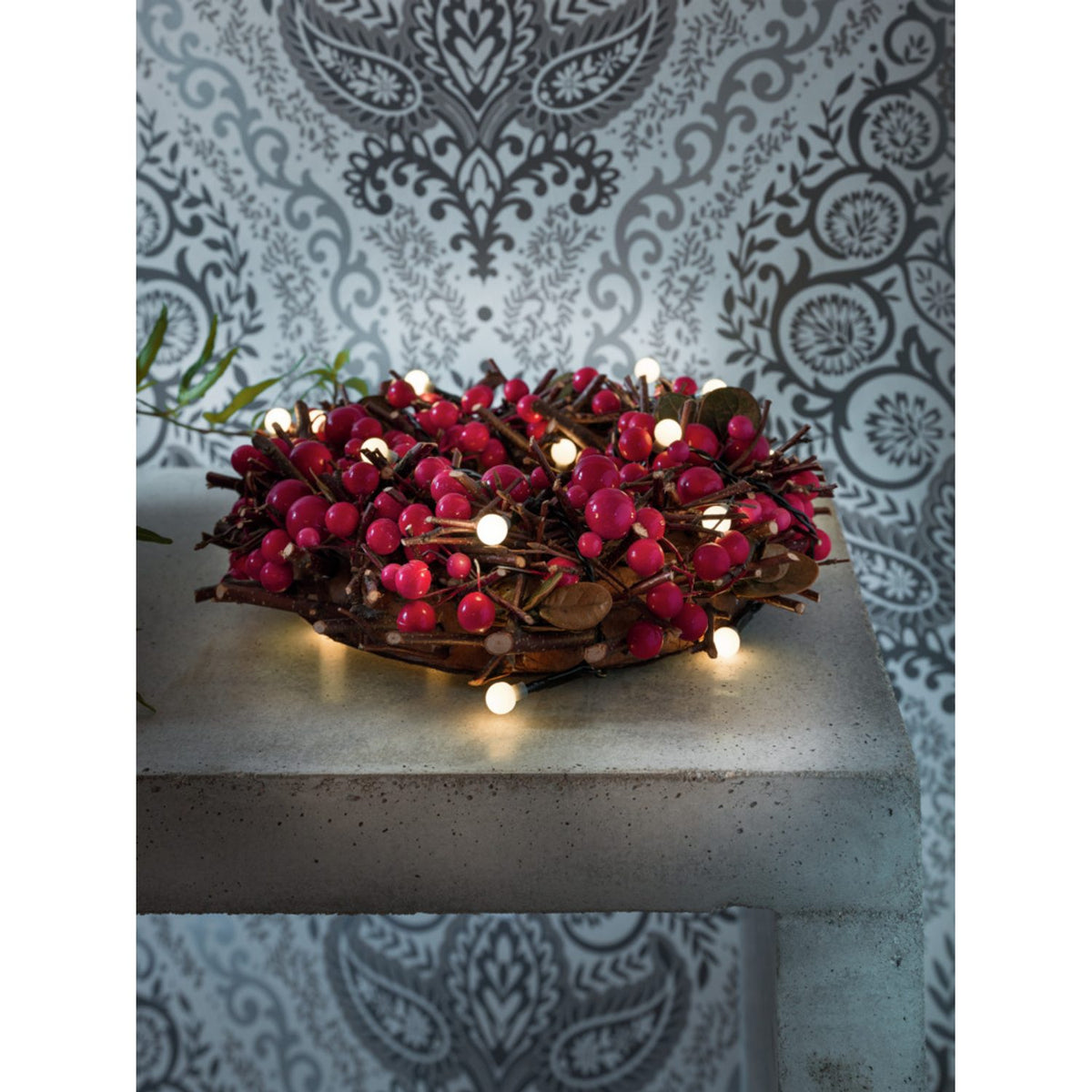 Cherry LED Timer 6h Ljusslinga Inomhus 20 Lampor (1.52m), Varmvit
