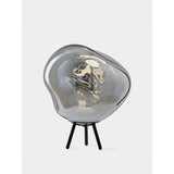 Melt Portabel lampa Silver/Black