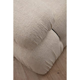 Vienna Beige L1-O1-1R-PUF (288 x 95 x 75 cm) Hörnsoffa Creme