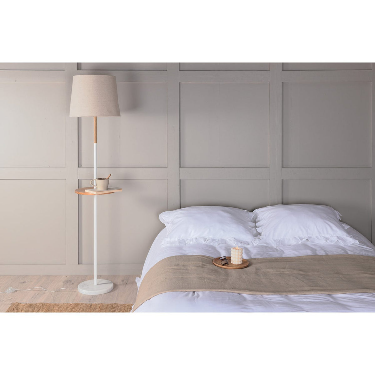 Hattman Golvlampa Beige