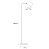 Detroit Golvlampa svart / koppar