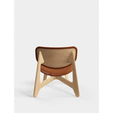 Slab Loungefåtölj Natural Leather Cognac