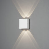 Chieri HP-LED 2x2 Vägglampa Ute Vit
