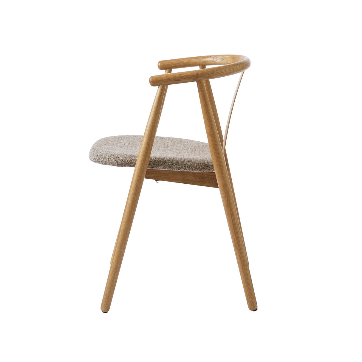 Gable Stol Naturlig Latte