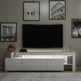 Beliz (192 x 53 x 37 cm) Vit TV-bänk