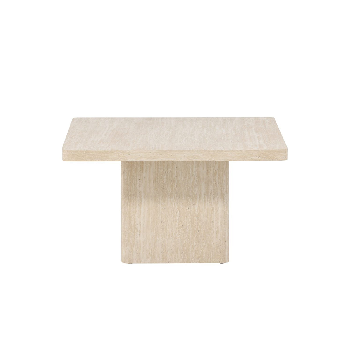 Qvart Soffbord Beige, 80 x 80
