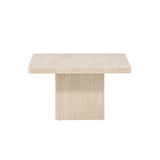 Qvart Soffbord Beige, 80 x 80