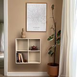 Atlanta Quadrant-vägghylla Sand