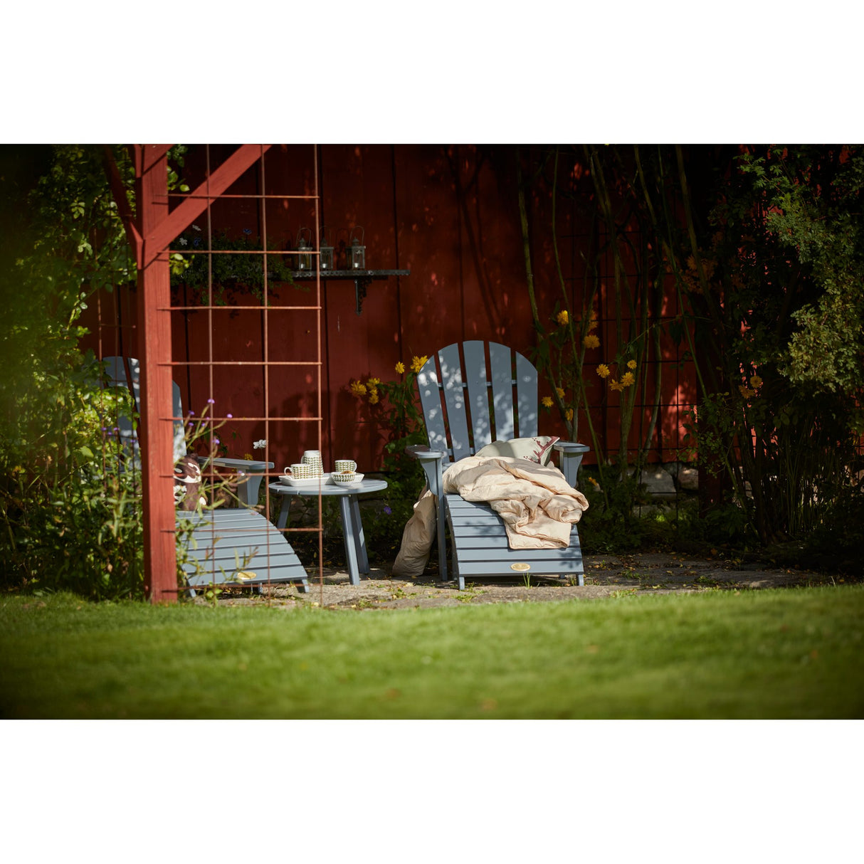 Tennessee Däckstol Stålgrå