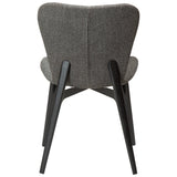 Paragon Stol Pebble Grey Bouclé, Black Ash