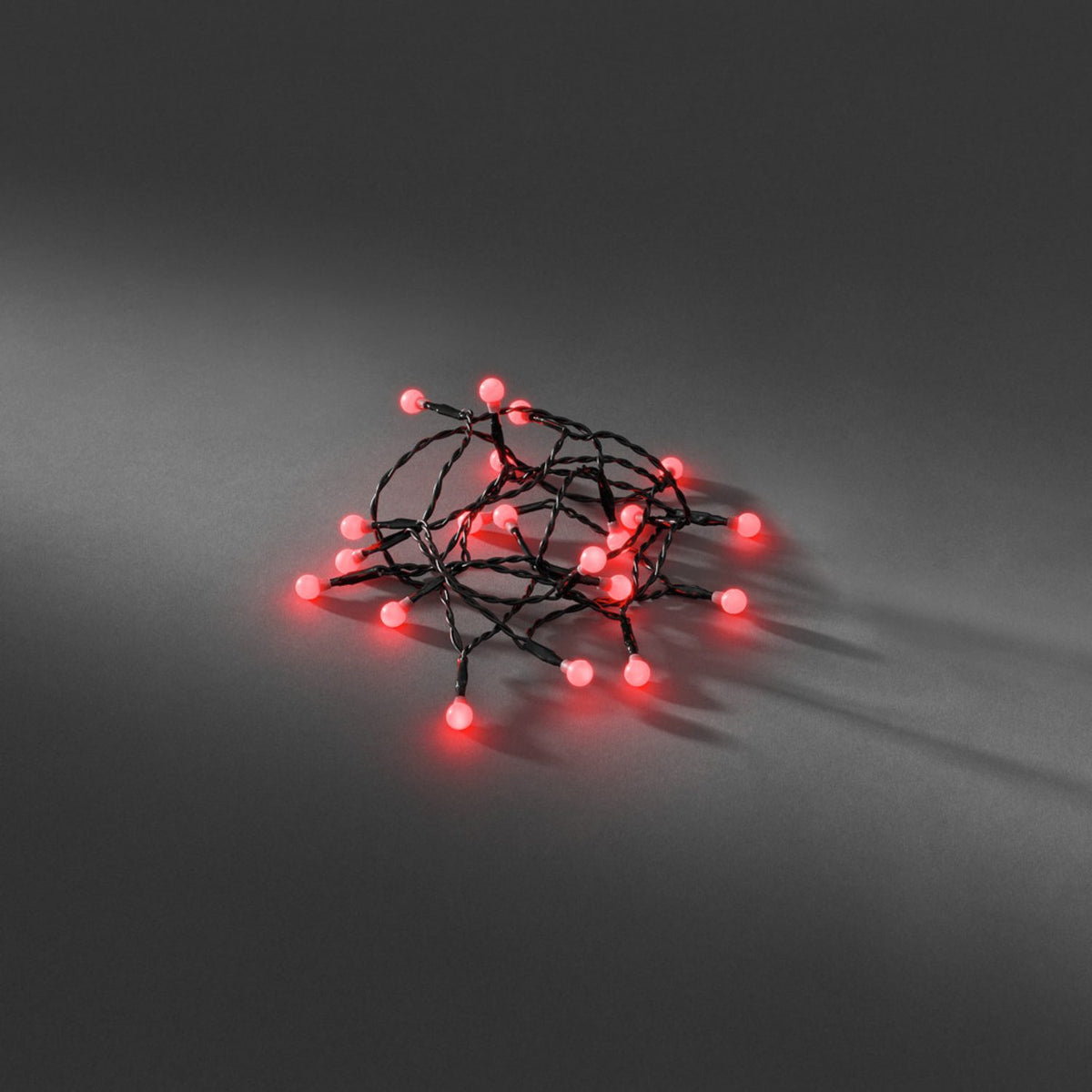 Cherry LED Timer 6h Ljusslinga Inomhus 50 Lampor (3.92m), Röd
