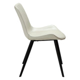 Hype Stol Bone White Art.Leather, Black