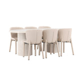 Narvik, Astoria Oval matgrupp Beige, Beige, 200 x 100