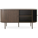 Slide Sideboard Brunlackad Ek, 150 cm