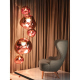 Melt Large Rund Pendelsystem Copper
